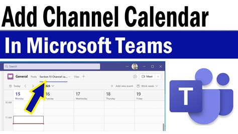 chanel admin calendar|microsoft teams calendar channels.